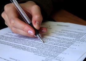 Review And Filling Out Legal Contract